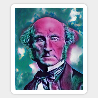 John Stuart Mill Portrait | John Stuart Mill Artwork 4 Magnet